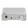 Topping DX1 Strieborná (stolný D/A prevodník a slúchadlový zosilňovač. Vstup USB-B, výstupy Jack 3.5/6.3 mm a RCA. Výkon až 280 mW @ 32 ohmov)