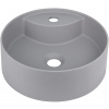 Deante Silia, umývadlo na dosku s otvorom na batériu 360x360x125mm, šedá metalíza, DEA-CQS_SU4B