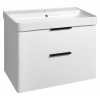 Aqualine Aqualine, DENEB umývadlová skrinka 77,3x55x43,5cm, biela matná, DN280