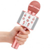 WSTER WS 858 Karaoke Bluetooth mikrofón – ružový