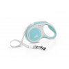 Vodítko FLEXI Comfort S páskové 5m/15kg sv.modrá NEW