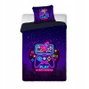 Posteľné obliečky - Faro neónová posteľná súprava 021 160 x 200 cm viacnásobná (Posteľ pre hráča hráča Neon Purple 160x200)