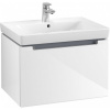 VILLEROY & BOCH Subway 2.0 závesná skrinka pod umývadlo, 1 zásuvka, 637 x 454 x 420 mm, Glossy White, A68810DH