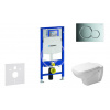 Geberit Set Duofix 111.300.00.5 +záv.WC Duravit D-Code vr.sed.SC+tlač.Sigma01 lesklý Chróm 111.300.00.5 NH2