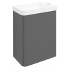 Sapho Sapho, ZORBA umývadlová skrinka 39x50x21,5cm, carina/šedá, LT113-4141
