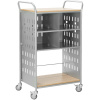 Kancelársky vozík NEO ,4 police, s rozdelením na priehradky EUROKRAFTpro
