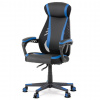 Autronic LUXUSNÉ HERNÉ KRESLO s dôrazom na ergonómiu sedenia, textil + ekokoža + plast