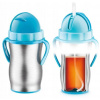 Tescoma Bambini tepelný hrnček 0,3 l odtiene modrej, striebro (Detský hrnček Termos Tescoma 300 ml modrá)