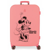JOUMMA BAGS ABS cestovný kufor MINNIE MOUSE Happines Coral, 70x48x28cm, 79L, 3669222 (medium exp.)