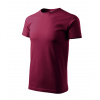 Tričko Basic 129 - 4XL, 86 - garnet