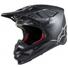 prilba SUPERTECH S-M8 SOLID 2020, ALPINESTARS (matná čierna)
