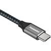 PremiumCord USB-C kabel (USB 3.2 GEN 2, 3A, 60W, 20Gbit/s) bavlněný oplet, 1m ku31cr1