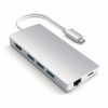 Satechi ST-TCMA2S dokovací stanice/replikátor portů USB 3.2 Gen 1 (3.1 Gen 1) Type-C Stříbrná
