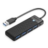 Orico USB-A | 4xUSB-A 3.0 | 5Gbps čierny