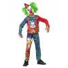 Kostým pre chlapca- Klaunský outfit hrozný klaun z Halloweenskej hrôzy (Klaunský outfit hrozný klaun z Halloweenskej hrôzy)