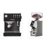 Ascaso Steel UNO, Black + Eureka Mignon Specialita Smart, CR chrome
