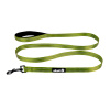 Alcott Adventure Leash 180cm Zelené - reflexné páskové vodítko pre psov, zelené - M