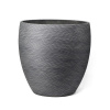 J127 kvetináč + miska kiki antik šedá 44x43,5cm l