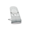 Lehátko Babybjorn Balance Soft Silver white mesh světlá konstrukce