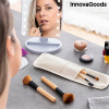 Sada drevených štetcov na make-up s prepravnou taškou Miset InnovaGoods 5 Kusov