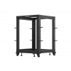 LANBERG OTEVŘENÝ RACK 15U 19'' 600X600-1100 NASTAVITELNÝ ČERNÝ