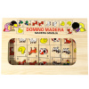 Drevené domino v krabičke Domáce zvieratká