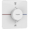 Hansgrohe ShowerSelect Comfort - Termostatická batéria pod omietku, na 2 spotrebiče, matná biela 15583700