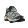 SALOMON Pánske trekové topánky X ULTRA 360 LEATHER GTX wrought iron/sedona sage/sierra - grey-green Veľkosť EU: 44