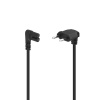 Sieťový napájací kábel, kolmé euro vidlice, 5 m - HAMA 00223286