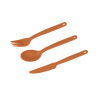 Súprava príborov Sea To Summit Camp Cutlery Set charcoal