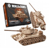 World of Tanks Drevené kocky Puzzle 3D model - Tank T-34-85 1019 ele
