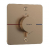 Hansgrohe ShowerSelect Comfort - Termostatická batéria pod omietku, na 2 spotrebiče, kefovaný bronz 15583140