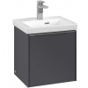 Villeroy & Boch Subway 3.0 Umývadlová skrinka, 42x43x38 cm, 1 dvierka, grafitová C58200VR