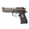 Snow Wolf Airsoftová pištoľ M9A1, plyn blowback (GBB) - TAN