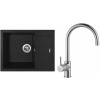 Set Sinks G11430 (dřez Amanda 650 Granblack 30 + baterie Vitalia Chrom - lesklý)