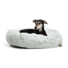 Best Friends by Sheri The Calming Donut Bed chlpatý pelech - sivý Veľkosť: L