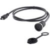 Mini USB 2.0 typ B vstavateľná zásuvka M16 1310-1011-04 encitech Množstvo: 1 ks; 1310-1011-04