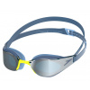 Speedo Plavecké okuliare - FASTSKIN HYPER ELITE MIRROR modrá/žltá/strieborné zorníky