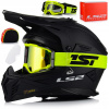 PRILBA LS2 MX708 FAST II SOLID MATT ČIERNA 2XL