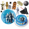 DIGITÁLNA TLAČ Jedlý obrázok na tortu STAR WARS Hviezdne vojny + POSTAVY TEXT 12