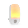 Nedis Nedis LNLW10WT- LED Noční Světlo do Zásuvky | Pohybový senzor | Denní / noční senzor | 0.55 W | 11 lm | Teplá Bílá