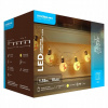 Modee Lighting LED vianočná reťaz 10 LED 1,35m 3xAA teplá biela vianočná gu