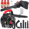 Benzínový fúkač RED TECHNIC 5,7 kg (FÚKAČ VYSÁVAČ BENZÍNOVÝ DRVIČ NA LÍSTIE A SNEH ZÁHRADA 3,5 HP 4 v 1)