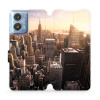 Flipové pouzdro Mobiwear - Motorola Moto G24 / Moto G04 - M138P New York (Knížkové flip pouzdro, obal, kryt na mobil Motorola Moto G24 / Moto G04 - M138P New York, materiál Umělá kůže + TPU - ochrana