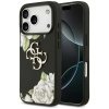 Guess Hardcase 4G Grained Roses Big Logo iPhone 17 Pro Max Čierna
