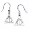 Carat Shop Strieborné náušnice Harry Potter - Dary smrti s kryštálmi