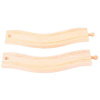 Bigjigs Rail Oblúkové koľaje 22 cm 2 ks