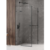 New Trendy Avexa Black sprchovací kút 100x90 cm štvorcová čierna matné/priehľadné sklo EXK-2549