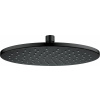 Deante Cascada, okrúhla nerezová dažďová sprchová hlavica 250 mm, čierna, NAC_N91K