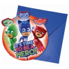 Procos Pozvánky PJ Masks 6 ks
